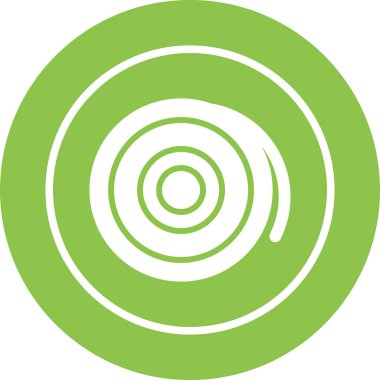 CD mi? Web simgesi basit illüstrasyon