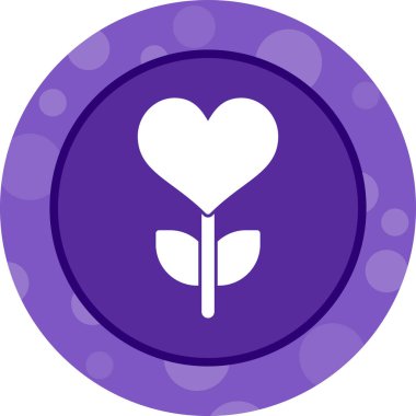 beautiful flower vector line icon