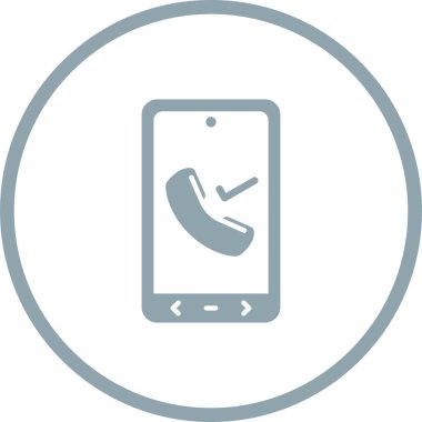 - Telefon. Web simgesi basit tasarım