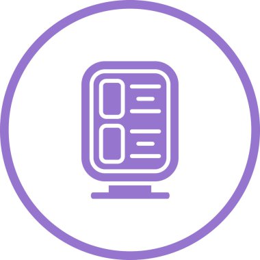 Kitap. Web simgesi basit illüstrasyon