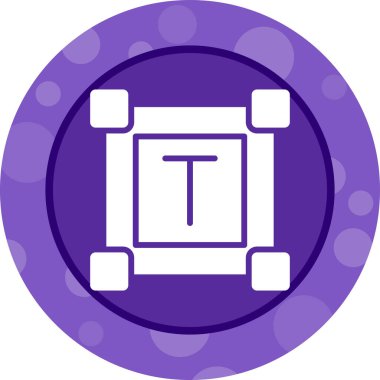 Bir b eksikliği simgesinin vektör çizimi