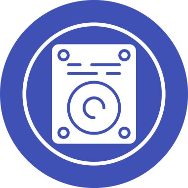 Müzik simgesinin vektör illüstrasyonu