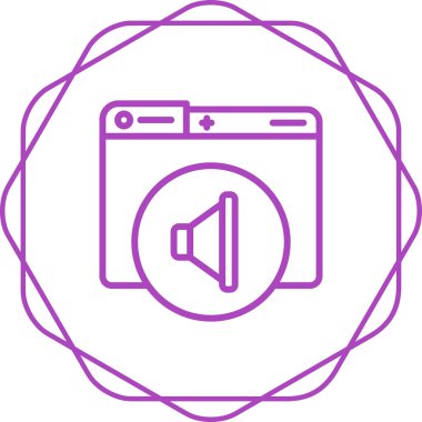 video kamera simgesi, vektör illüstrasyonu