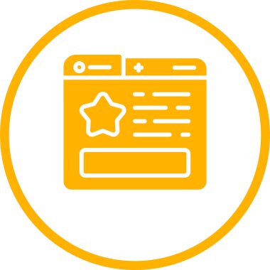 Web sayfası simge tasarım vektörü