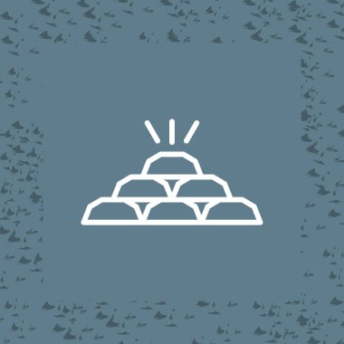 Grunge dağ ikonu gri arkaplanda izole edildi. Zaferin sembolü başarı ikonu. Tek renkli klasik çizim. vektör illüstrasyonu