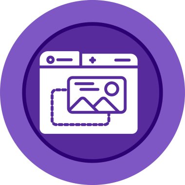 seo modern simgesinin vektör illüstrasyonu