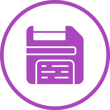 Dosya. Web simgesi basit illüstrasyon