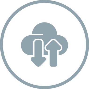 Bir ağaç simgesinin vektör illüstrasyonu