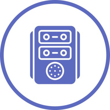 Radyo simgesinin vektör illüstrasyonu