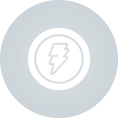 Beyaz arkaplan, daire ve yuvarlak gölgede izole edilmiş vektör simgesi