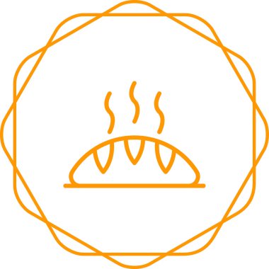 Gıda simgesinin vektör illüstrasyonu