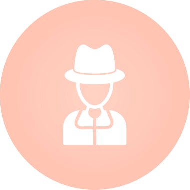 İnsan simgesinin vektör illüstrasyonu