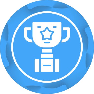 Kupa ikonu. vektör illüstrasyonu