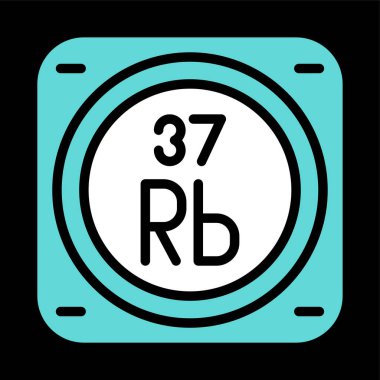 Kimyasal metal işareti ağ basit illüstrasyon