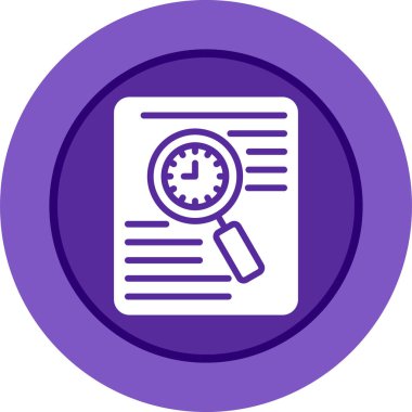 Belge. Web simgesi basit illüstrasyon