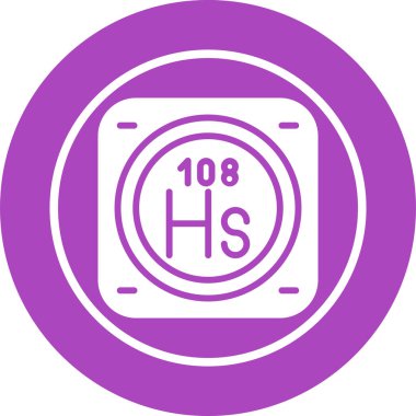 Kimyasal metal işareti ağ basit illüstrasyon