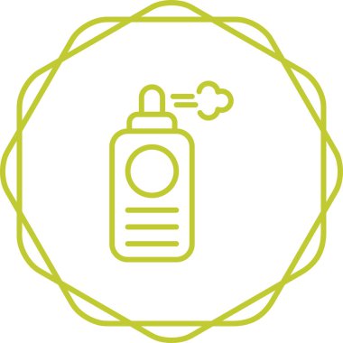 Bir gaz simgesinin vektör illüstrasyonu