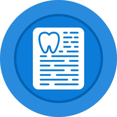 Diş. Web simgesi basit illüstrasyon