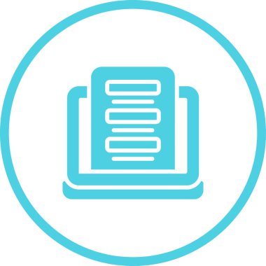 Kitap simgesinin vektör illüstrasyonu