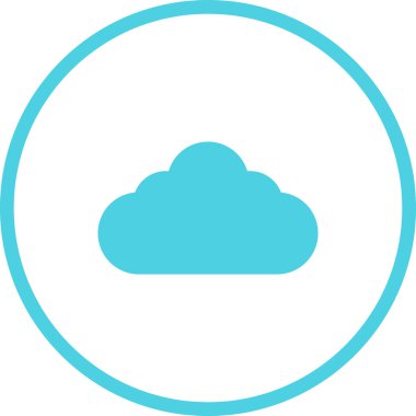 cloud web icon simple illustration