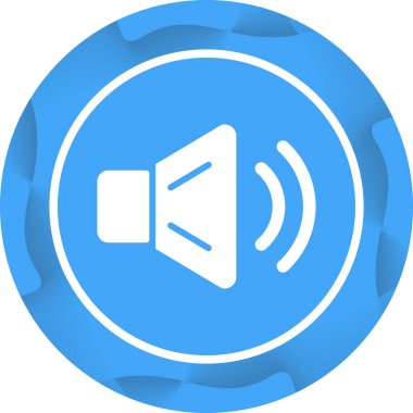 Hoparlörün vektör illüstrasyonu