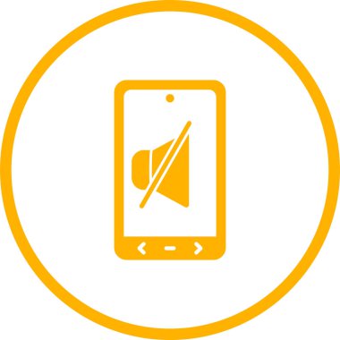 Telefon simgesinin vektör illüstrasyonu