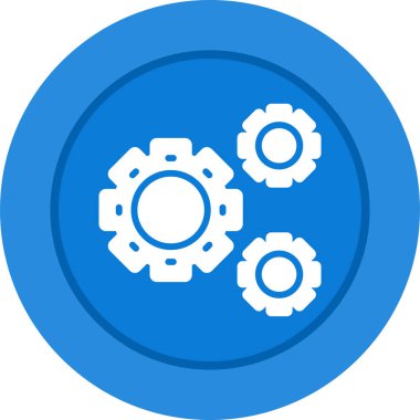 Teçhizat Web simgesi basit illüstrasyon