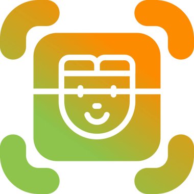 Poşetli bir yüzün vektör çizimi