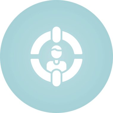 İş ve finans simgesinin vektör illüstrasyonu