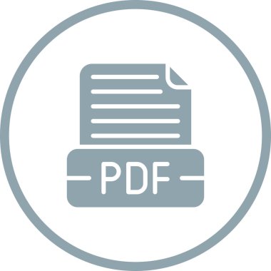 dosya biçimi simgesi, vektör illüstrasyonu