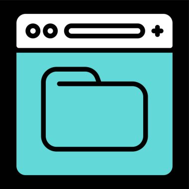 çamaşır makinesi vektör simgesi. biçim düz renk sembolüdür, yuvarlak mavi renk, siyah arkaplan.