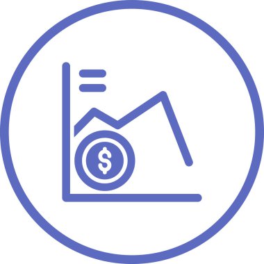 Dolar simgesi vektör illüstrasyonu