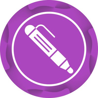 Bir kalem ağı simgesinin vektör illüstrasyonu