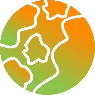 Yeşil ve sarı rengin güzel bir arka planının vektör çizimi