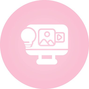 seo modern simgesinin vektör illüstrasyonu