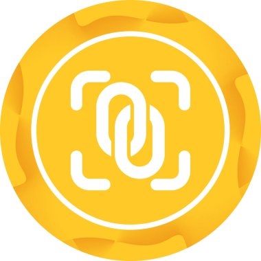 Para madeni para ikonu. Web için para sikke vektör simgelerinin basit illüstrasyonu