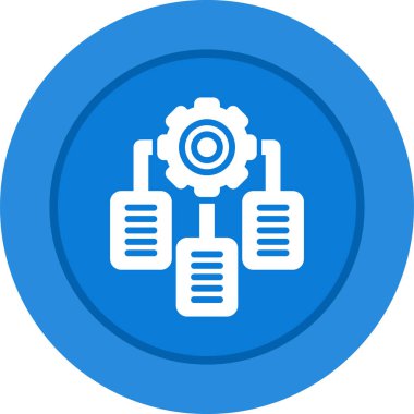 seo modern simgesinin vektör illüstrasyonu