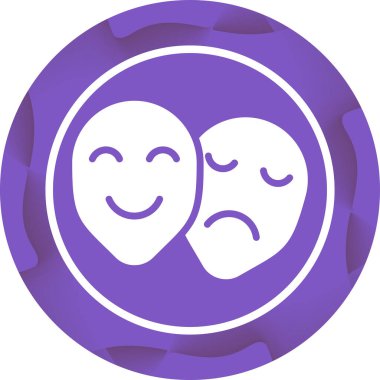sad face icon. vector illustration