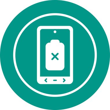 Pil. Web simgesi basit illüstrasyon