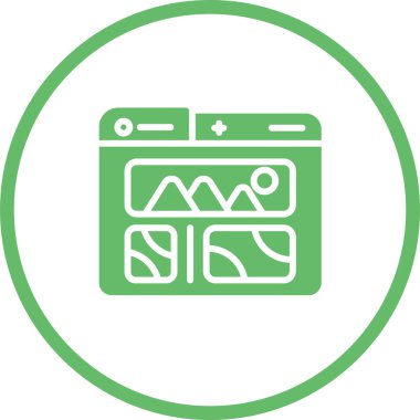 Modern b 'nin vektör illüstrasyonu eksik simgesi