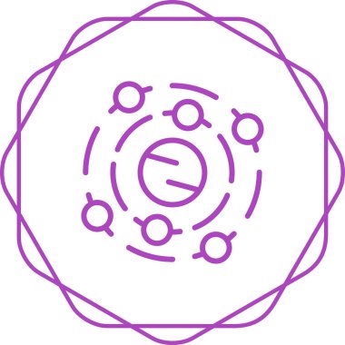 Pusula. Web simgesi basit illüstrasyon