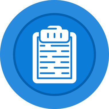 Belge. Web simgesi basit illüstrasyon