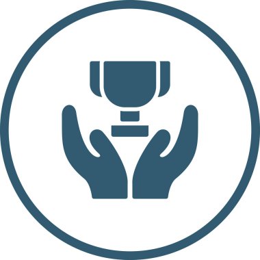 dikkat eller düz vektör yuvarlanmış simge