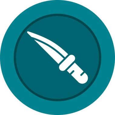 bıçak simgesi modada izole edilmiş arkaplan