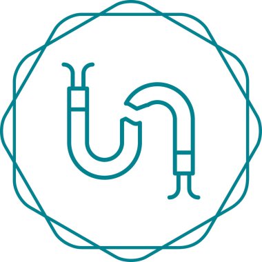 Kırık Kablo ağ simgesi vektör illüstrasyonu 