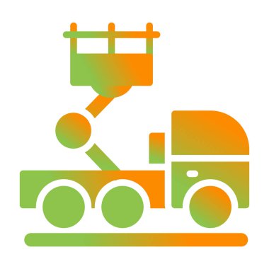 Kazı simgesi vektör illüstrasyonu