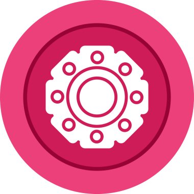 Teçhizat Web simgesi basit illüstrasyon