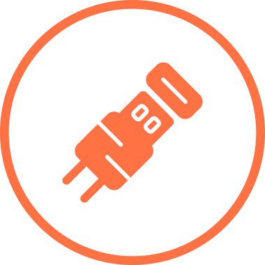 Usb Kablo ağ simgesi vektör illüstrasyonu