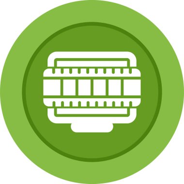 Masaüstü Bilgisayar Web simgesi vektör çizimi