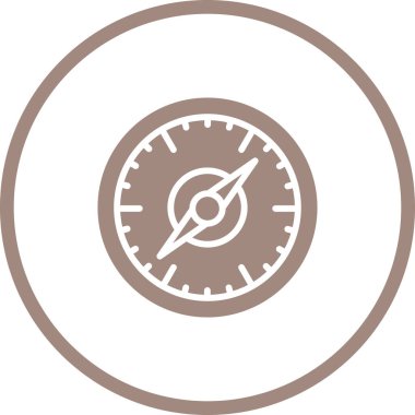 pusula simgesi web basit illüstrasyon